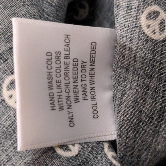 ModCloth Peace Sign Dress Medium - Picture 7 of 9